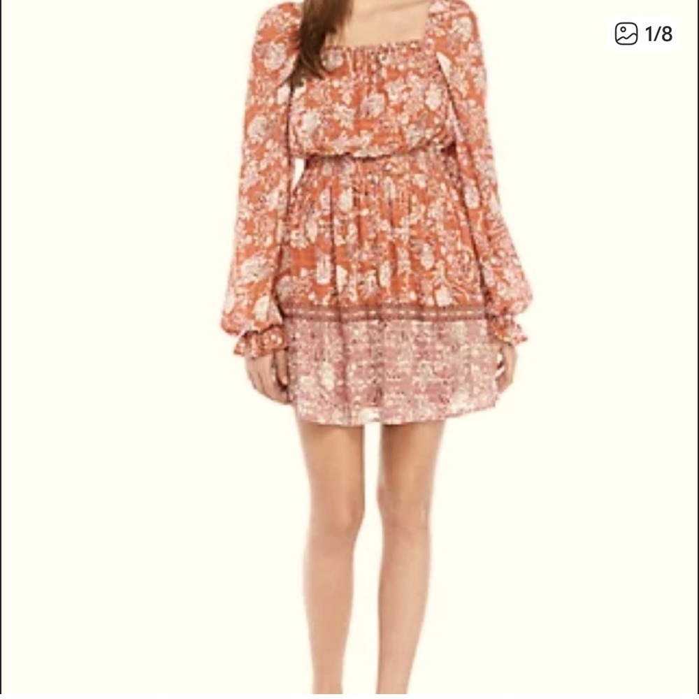 Wonderly Boho Print Dress size medium
